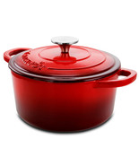 Crock-pot Artisan 3 Quart Enameled Cast Iron Casserole with Lid in Gradi... - $98.40 CAD