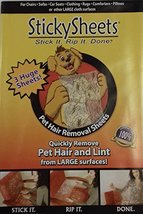 StickySheets Pet Hair Remover Sheets, Pack of 3 - £6.22 GBP