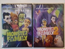 Monster Family 1 &amp; 2 II Lot Collection  DVD Set spooky kids Childrens movie NEW - £10.43 GBP