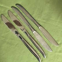 4 Dinner Knives UNF31 Pattern Manufacturer Unknown Stainless 8 1/2&quot; Japan - £6.86 GBP