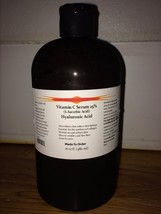 16 oz Vitamin C (L-Ascorbic Acid) 25% with Pure Hyaluronic Acid Anti Aging Serum - £78.46 GBP