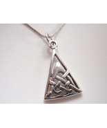 Triangle Pendant Light and Thin 925 Sterling Silver you will receive exa... - £8.60 GBP