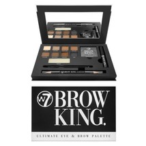 W7 Brow King Ultimate Eyebrow Kit - Shape, Define &amp; Groom Palette - Prof... - £12.57 GBP