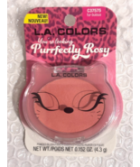 L.A Colors Purrfectly Rosy powder blush 0.152 oz new fur-bulous - $11.09 CAD