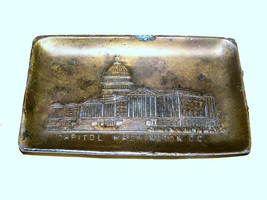 Antique Capitol Washington DC Metal Pin Tray JB1791 - £11.18 GBP