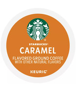 STARBUCKS CARAMEL COFFEE KCUPS 22CT - $36.77 CAD