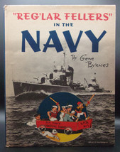 Gene Byrnes Reg&#39;lar Fellers In The Navy First 1943 Cartoons Wwii Ship Photos Dj - £53.33 GBP