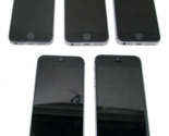 Lot of 5 Apple iPhones Model 5S A1533 &amp; SE 1st Generation A1662 - Parts ... - $37.99