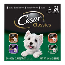 Cesar Classic Loaf in Sauce Adult Wet Dog Food Variety Pack (Duck, Chicken, Turk - £60.10 GBP