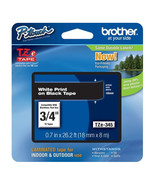 Brother TZE-345 TZE-345 LABEL,3/4 WHT/BLK - $45.88