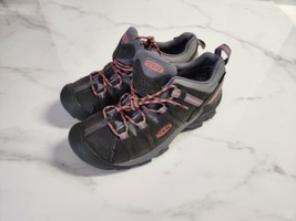 KEEN Women&#39;s Targhee 2 Low Height Waterproof Hiking Shoes Magnet/Coral S... - $88.11