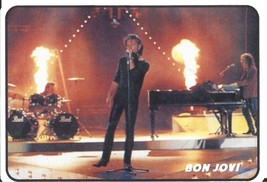 ⭕VTG card pocket calendar 1994 BON JOVI Portugal group music singer - $85.07 MXN