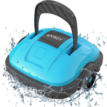 Automatic Pool Vacuum, IPX8 Waterproof, Powerful Suction, Dual-Motor, 180Μm Fine - £218.30 GBP