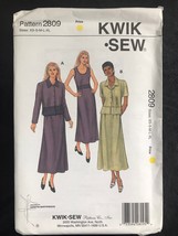 Kwik Sew Pattern 2809 Misses Dress Jacket XS S M L XL New - £7.87 GBP