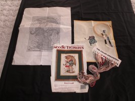 Started JCA Needle Treasures STORMY WEATHER Cross Stitch KIT #02641 - 8&quot;... - $11.88