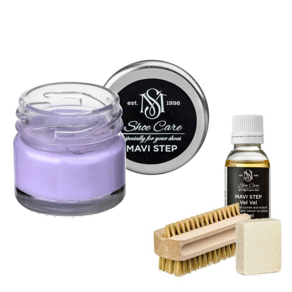 MAVI STEP Aurora Suede and Nubuck Shoe Care Kit - 155 Lilac - $34.99