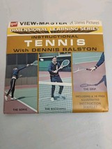 Sawyer&#39;s View Master 21 Pictures 3 Reels Instructional Tennis Dennis Ral... - $14.03