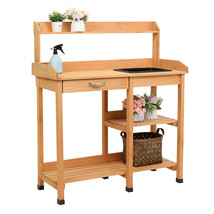 Plant Workbench w/Drawers And Sink Greenhouse - £150.13 GBP
