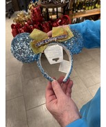 Walt Disney World Blue Sparkle Minnie Mouse Ears Headband NEW - $61.38 CAD