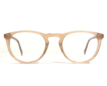 Warby Parker Brille Rahmen Haskell M 178 Klar Nude Rund Voll Felge 49-22... - $36.93