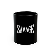 Savage Black Coffee Mug Motivational Drinkware Unique Gift for Coffee Lo... - $336.93 MXN+