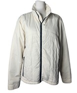 Eddie Bauer Ivory Winter White Goose Down Insulated Jacket Coat Lightwei... - $545.56 MXN