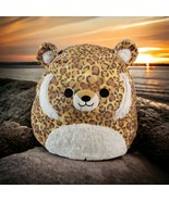 Kellytoy Squishmallow Plush Cherie the Spotted Sabre Tooth Tiger 2022 16&quot; - £12.48 GBP