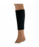 Copper Infused Calf &amp; Shin Compression Sleeves Black - £6.94 GBP