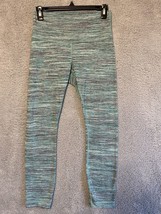 Lululemon Women&#39;s Size 6 Leggings Skinny Pants Mint Green Polyester - £14.05 GBP