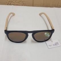 Piranha Genuine Bamboo Temple Black Sunglasses Style # 99575 - £10.65 GBP