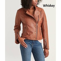 Whet Blu Zena Moto Leather Jacket - £157.06 GBP