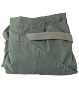 5.11 Tactical Cargo Pants Size 52 Green Canvas Ripstop 52x26 Short FLAWS... - $38.61