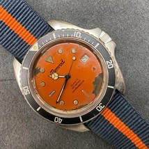  Vintage Nemrod TAG HEUER 1000 Orange Dial Diver 980.007 980.005 Style Watch - £999.18 GBP