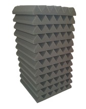 12 Pcs 2&quot;X12&quot;X12&quot; Premium Acoustic Foam Panel Tile Wall Record Studio Soundproof - $37.99