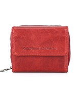 Leather Trifold Unisex Wallet Solid Color Slim Female Purse Bag RFID Pro... - £35.05 GBP+