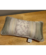Vintage Croscill Cotswold Pillow Lumbar Pink FCream Floral 20x11” - $29.69