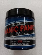 Manic Panic Vegan Semi Permanent Hair Dye Color Cream 118 mL -VOODOO BLUE - £8.86 GBP