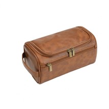 Cosmetic Bag Waterproof  Leather Large Capacity Handle Multifunctional Travel To - £53.56 GBP