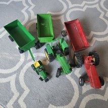 ERTL Tonka John Deere Farm Tractor Wagon Cart Lawn Mower Lot Vintage - £14.69 GBP