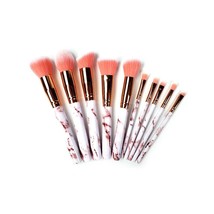 Color: Pink Glow - La Canica 10 In 1 Makeup Brush Set With Travel Friendly Conta - $69.05 CAD