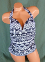 St Johns Bay Size 10 Tankini Swimsuit Top New Msrp $49.00 Padded Underwire - £17.48 GBP