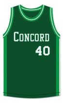 Shawn Kemp Concord High School Basketball Jersey Sewn Green Any Size image 4