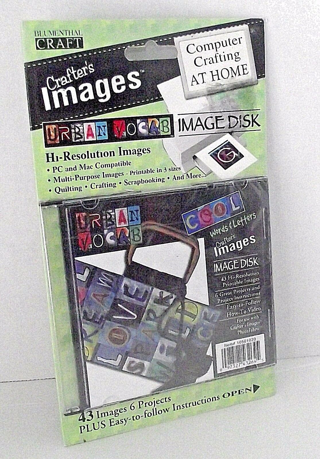 Primary image for Fonts Crafter's Images CD Urban Words Letters Scrapbook Computer Quilt Craft NEW