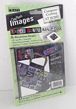 Fonts Crafter&#39;s Images CD Urban Words Letters Scrapbook Computer Quilt C... - £10.08 GBP