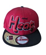 New Era Miami Heat Spell Out NBA Hardwood Classics Red/Black SnapBack Ha... - €12,18 EUR