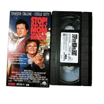 Stop or My Mom Will Shoot 1992 VHS Movie Universal Sylvester Stallone PG-13 - £2.36 GBP