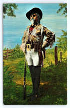 Postcard Colonel William F. Cody Buffalo Bill Vertical View - £3.55 GBP