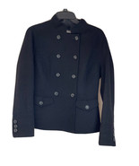 Kenar Womens Blazer Size S Black Wool Double Breasted Jackets - £17.30 GBP