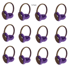 12-Pack Emoji Fleece Earmuffs – Bulk Winter Ear Warmers for Kids, Teens ... - $14.84