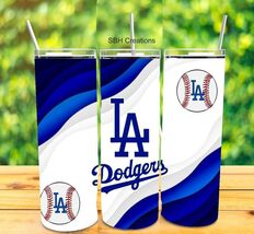 1-20oz LA Baseball insulated Tumbler with sliding lid &amp; straw - $19.80